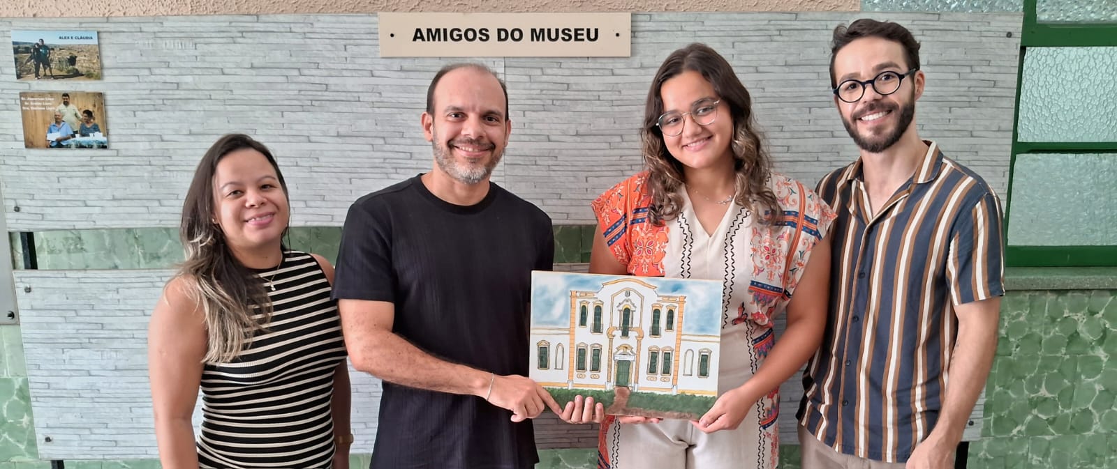 MHN é homenageado por estudante de grupo de pesquisa